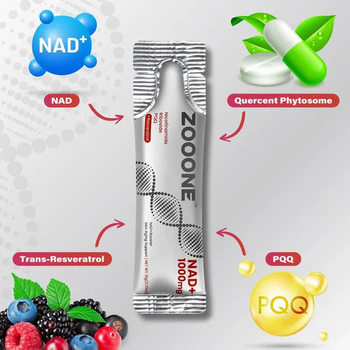 ZOOONE NR1000 | NAD+ Bebida Funcional de Frutos Rojos